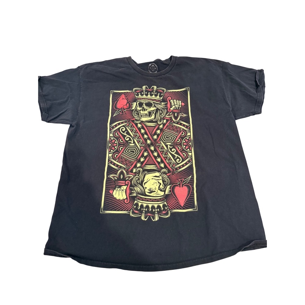 DOM Mens King of Spades Skull shirt